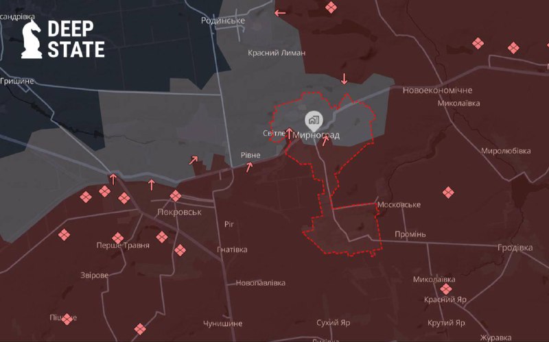 Складні бої в районі Покровська та Мирнограда