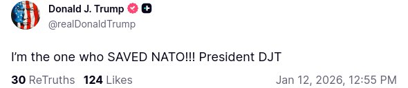 Дональд Трамп заявив, що він «врятував НАТО»