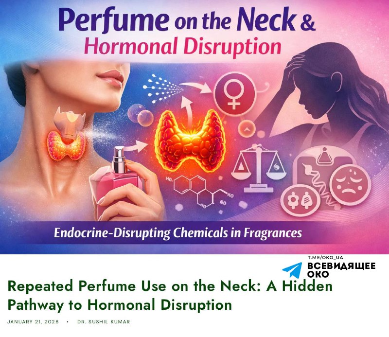 Медики застерігають від нанесення парфумів на шию через ризик старіння шкіри